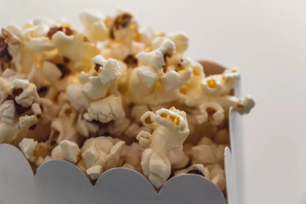 Popcorn-närbild