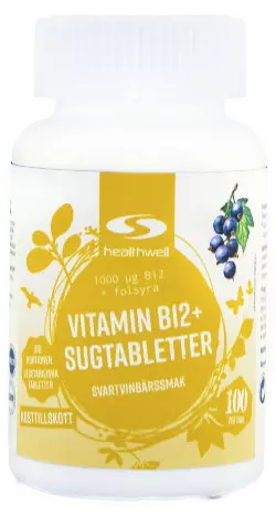 Healthwell-sugtabletter-B12
